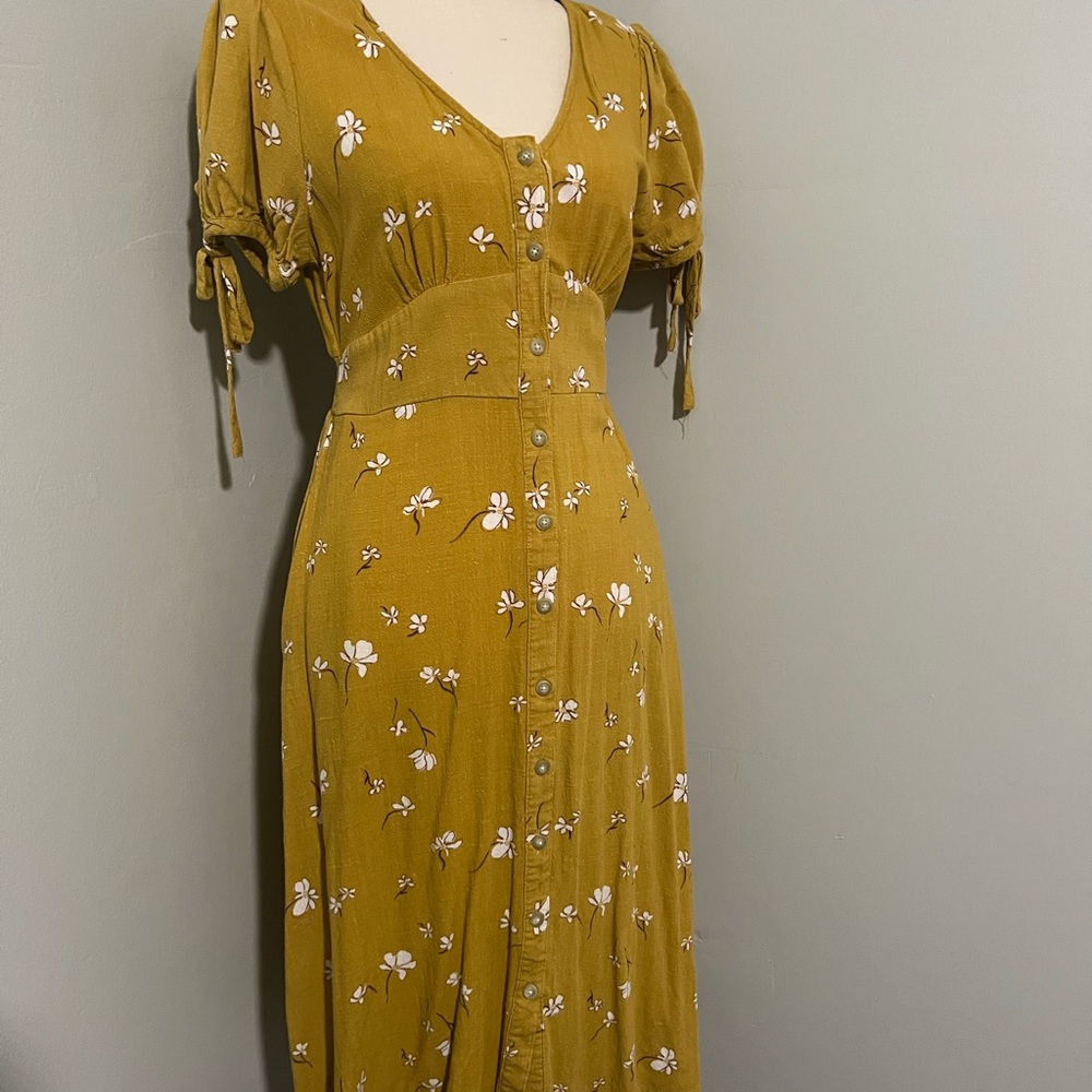 Floral Button-Down Dress